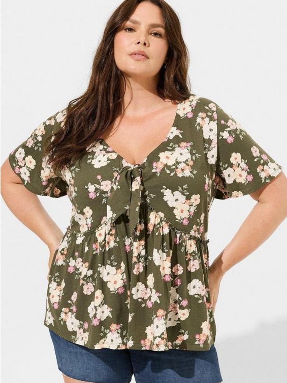 Torrid Babydoll Top Size 1X